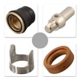 thumbnail image 2 of 24Pcs Plasma Torch Electrode Nozzle Kit for Harbor Freight 62204 Plasma Cutter Torch High-Quality Electrode Tip Stando Set, 2 of 9