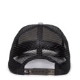 thumbnail image 2 of Outdoor Cap RGR-200M Mesh Back, Polyester/Spandex Cap-White/Black/Heathered Grey, 2 of 8