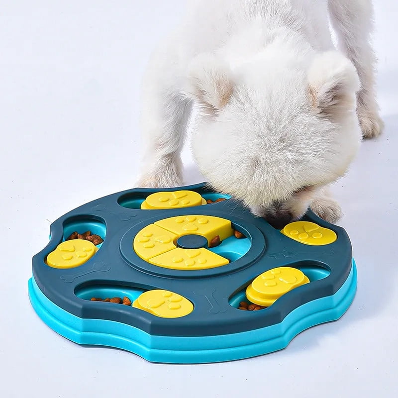 Dog Puzzle Toys Slow Feeder Interactive Increase IQ Food Dispenser Non-Slip Slowly Eating Bowl Cat Dogs Food Games