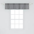 thumbnail image 2 of Ambesonne Lattice Window Valance, Mosaic Grey Oriental Grid, 54" X 12", Grey and White, 2 of 3