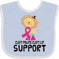 thumbnail image 3 of Inktastic Cleft Palate Cleft Lip Support Lion Boys or Girls Baby Bib, 3 of 4