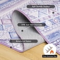 thumbnail image 5 of Ultrug Soft Boho Area Rug Moroccan Geometric Rugs Washable Carpet for Bedroom Living Room Home Decor,4'x6',Blue Purple, 5 of 7