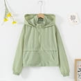 thumbnail image 3 of CPNG Teen Boys Girls Raincoats Windbreaker Rain Jacket Lightweight Waterproof Hooded Jacket Full-Zip Packable Zipper Hoodie Coat with Pockets for Kids Toddler Casual Outwear, 3 of 8