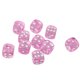 thumbnail image 2 of Paquete de 10 Dados Acrílicos D6 de Seis Caras Sunnimix Juego de roles de dados de seis caras Color Rosa, 2 of 7