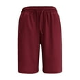 thumbnail image 3 of HAIJIE Women Swim Shorts Casual Shorts Drawstring Womens Board Shorts for Girlfriend Elastic Waist Embroidered Ruffle Shorts, 3 of 4