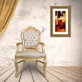 thumbnail image 3 of Ashley, Erin 11x18 Gold Ornate Wood Framed with Double Matting Museum Art Print Titled - Raspberry Beret II, 3 of 4
