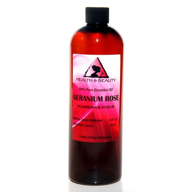 Geranium rose essential oil aromatherapy 100% pure natural 32 oz
