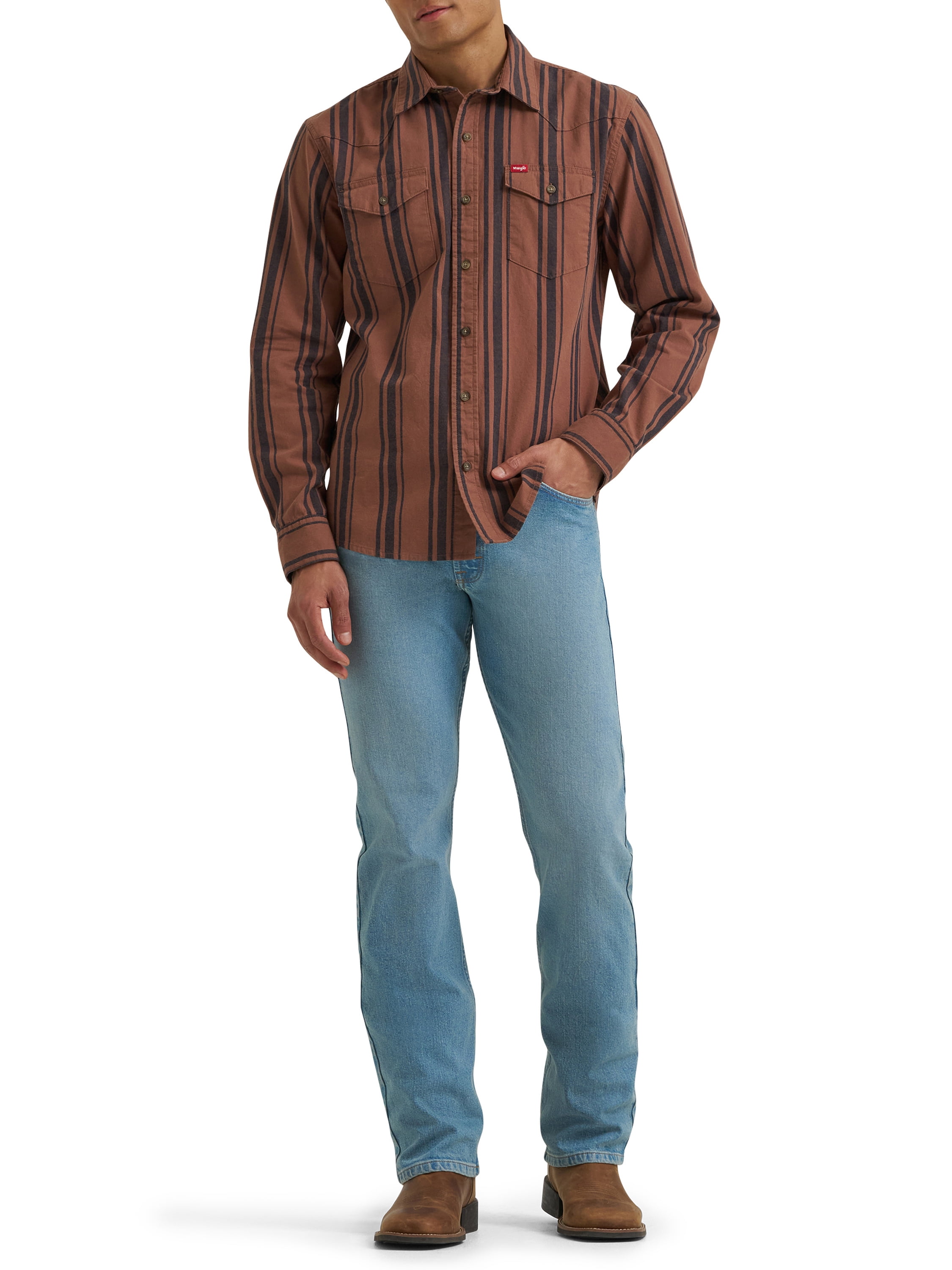 Wrangler® Men's Long Sleeve Woven Shirt