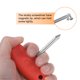thumbnail image 4 of Destornillador Phillips T-handle PH2 Uxcell #2 Stubby Magnético, Destornilladores de bolsillo CR-V, Rojo, 4 of 7