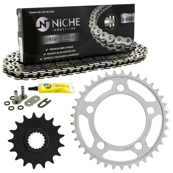 Niche Sprocket Chain Set for KTM 1190 RC8 RC8R 17/37T 525 O-Ring Motorcycle MK1004504