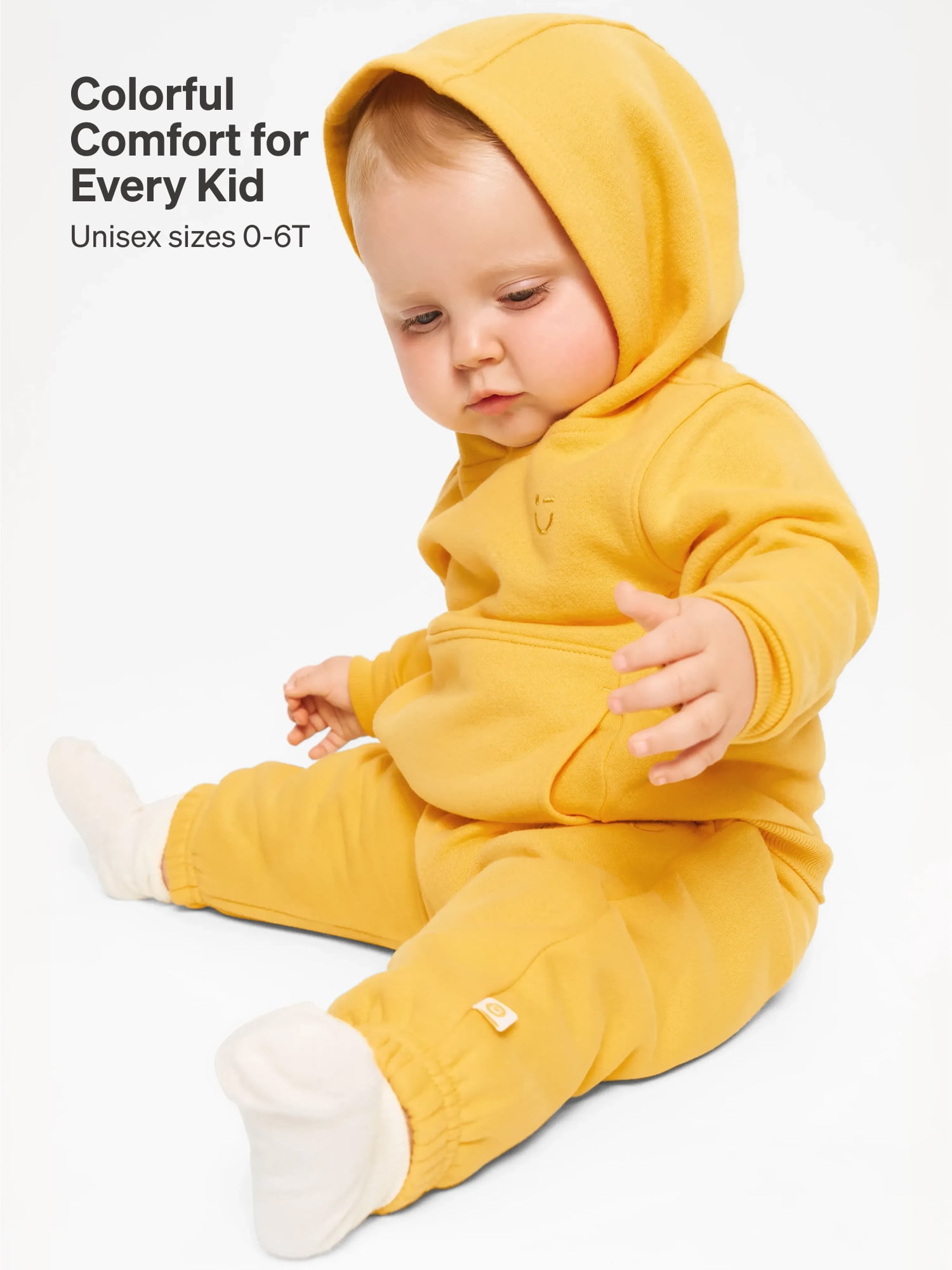 Color Mix by Garanimals Baby & Toddler Fleece Sweatpants, Sizes 0–6T