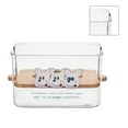 thumbnail image 1 of Napkin Storage Box,Tissue Holder with Wood Transparent Tissue Holder Tissue Holder Rugged and Tough, 1 of 12