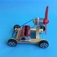 thumbnail image 3 of Ábaco Kit de modelo de montaje de coche de viento de ala única DIY de madera juguetes de experimentos de ciencia Tmvgtek Nuevos Originales, 3 of 3