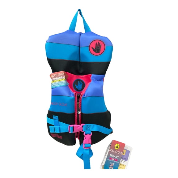 Body Glove Infant PFD Coast Guard Approved Life Jacket, Purple