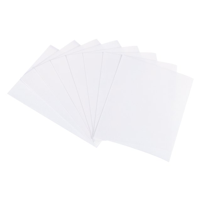 Unique Bargains Card Sleeves Waterproof Soft Trading Cards Protector White 2 Pack/100 Sleeves