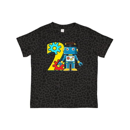 

Inktastic 2nd Birthday Robot Gift Toddler Boy or Toddler Girl T-Shirt