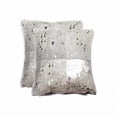 thumbnail image 1 of 18 "X 18" X 5" Argent et Gris 2 Pack Quattro Oreiller, 1 of 1