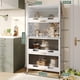thumbnail image 3 of Alacenas para Cocina, Alacena de Almacenamiento de 5 Niveles, Muebles para Cocina con Ruedas, Alacenas para Despensa con Puerta, Cocina Integral,, 3 of 7