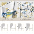 thumbnail image 5 of Yellow Spring Floral Swag Valances for Windows, Kitchen Window Curtains Over Sink, Watercolor Birds Elegant Pastoral Window Treatment Curtains for Living Room/Bedroom Curtains 2 Panel Sets 36"x45", 5 of 8