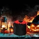 thumbnail image 5 of Bolsa de dulces de Halloween Bolsas con cordón de terciopelo de murciélago de Halloween Bolsas de dulces para truco o trato Bolsas de joyería de maquillaje, 5 of 10