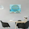 thumbnail image 3 of Beach Wall Art Ocean Wall Decor Coastal Beach Chairs Sea Turtles Canvas Prints Seagull Seashell Pictures Inspirational Quotes Painting Modern Artwork Home Decoration for Bathroom Bedroom 16"x12", 3 of 6