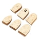 thumbnail image 3 of Adornos de madera sin terminar de bricolaje patrón de dibujos animados Adornos de madera de boj ecológicos seguros para pintar para números de mesa, 3 of 7