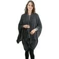 thumbnail image 5 of ToBeInStyle Women's Drape Ruana with Without Armholes, 5 of 5