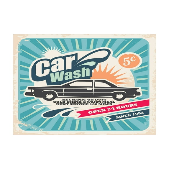 Ambesonne Retro Jigsaw Puzzle, Vintage Car Repair Artwork, Heirloom-Quality Fun Activity for Family Durable Cardboard, 1000 pcs, Multicolor