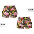 thumbnail image 3 of Sikiie Cute Pigs Sunflower Print Workout Shorts Women Scrunch Butt Gym Shorts Seamless High Waist Tummy Control Yoga Biker Athletic Shorts, 3 of 5