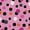Poppin' Polka Dots Peony, variant on Cherokee Infinity Women's Scrubs Top Mock Wrap CK608