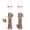 Antique Copper, variant on XYADX 2 Pack Metal Tube Bird Feeder, Copper Hanging Wild Bird Feeder with 6 Ports for Backyard & Garden