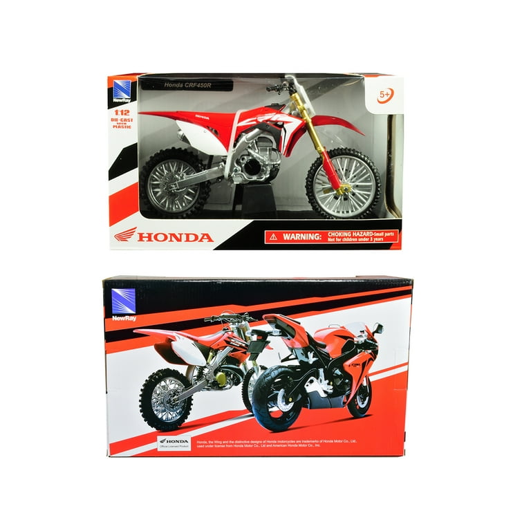 Honda CRF450R Red 1/12 Diecast Motorcycle Model by New Ray