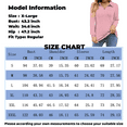 thumbnail image 3 of Womens Shirts Blouse Women's Loose Casual Solid Color V-Neck Long Sleeve Neckline With Pocket Waist Shirt Tops, 3 of 6