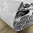 thumbnail image 5 of Ambesonne Floral Place Mats Set of 4, Black Swans and Flowers, Standard Size, Black White, 5 of 6
