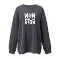 thumbnail image 3 of Gibobby Sudadera oversize mujer Sudadera de Mujer con Estampado Cool Cómoda y Juvenil(Gris,XL), 3 of 4