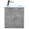 thumbnail image 6 of 36 inch Single Bathroom Floating Vanity in Concrete Grey, 6 of 14
