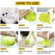thumbnail image 4 of Long Handle Silicone Bath Brush, Bath Brush with Extra Soft Bristles, Double-Ended Brush with Massage Function, Green, 4 of 5