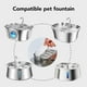 thumbnail image 2 of 3 Filtros de Repuesto para Fuente de Agua de 108 Oz/3,2 L de Acero Inoxidable para Dispensadores de Agua para Perros y Gatos, Esponjas y Filtros de Espuma, 2 of 5