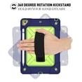 thumbnail image 7 of iPad 9.7 Case 2017 2018,Hybrid Shockproof Rugged Heavy Duty Full-Body Drop Protection Stand Kids Case with Shoulder Strap for iPad 9.7 inch 2018/2017,Blue+Mint, 7 of 7