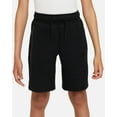 thumbnail image 2 of Nike Tech Fleece Big Kids' (Boys') Shorts Color: Black/Black/Black Size: XS, 2 of 6