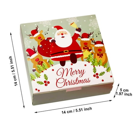

Santa Cookies Baking Packaging Candy Paper For Christmas Decoration