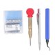 thumbnail image 1 of Deburring Tool Kit High Speed Steel Rotary Burr Removal Blades with Hole Puncher Scribing Pen, 1 of 5