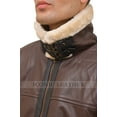 thumbnail image 4 of Men's B3 Bomber GENUINE Leather Jacket..... BRAND NEW, 4 of 7