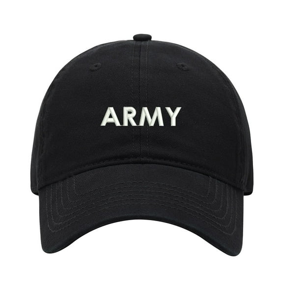 Baseball Cap Embroidered Hat for Army Men's Adjustable Cotton Embroidery Baseball Caps
