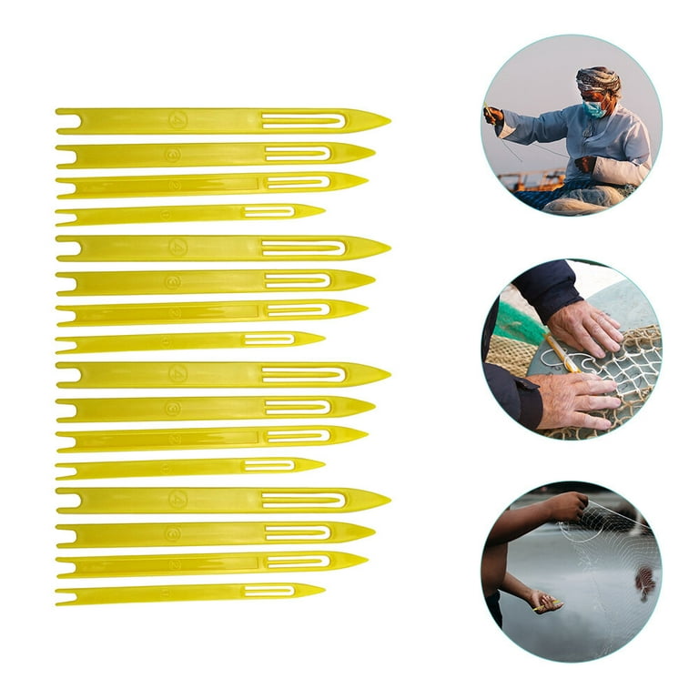 40pcs Cast Net Mending Needle Fishing Netting Needle Fishing Accessories (  Size #1,#2,#3,#4) 