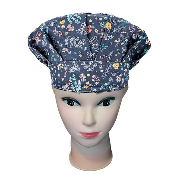 VONKY Operating Hats Nurses Long-time Service Gourd-shaped Pure Color Button Professional Assorted Colors Multifunctional Working Caps Hallowmas Yellow PP-37