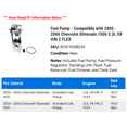 thumbnail image 2 of Fuel Pump - Compatible with 2005 - 2006 Chevy Silverado 1500 5.3L V8 VIN Z FLEX, 2 of 2