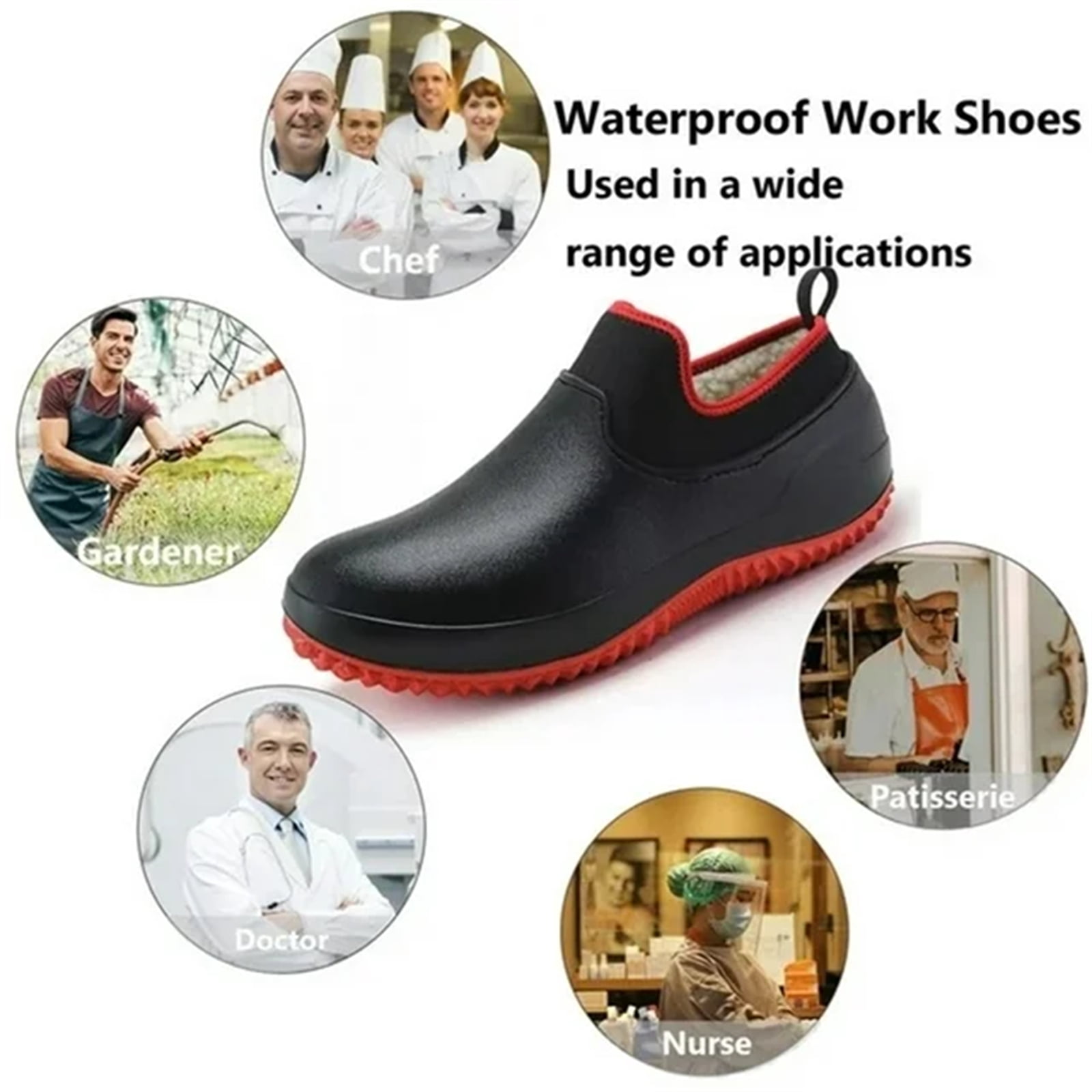 Bawalon - Chaussures De Cuisine Antidérapantes Et Imperméables Pour Chefs - Hommes Et Femmes - Légeres