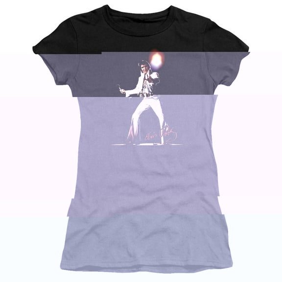 Elvis Presley Glorious Premium Junior Women's T-Shirt Black