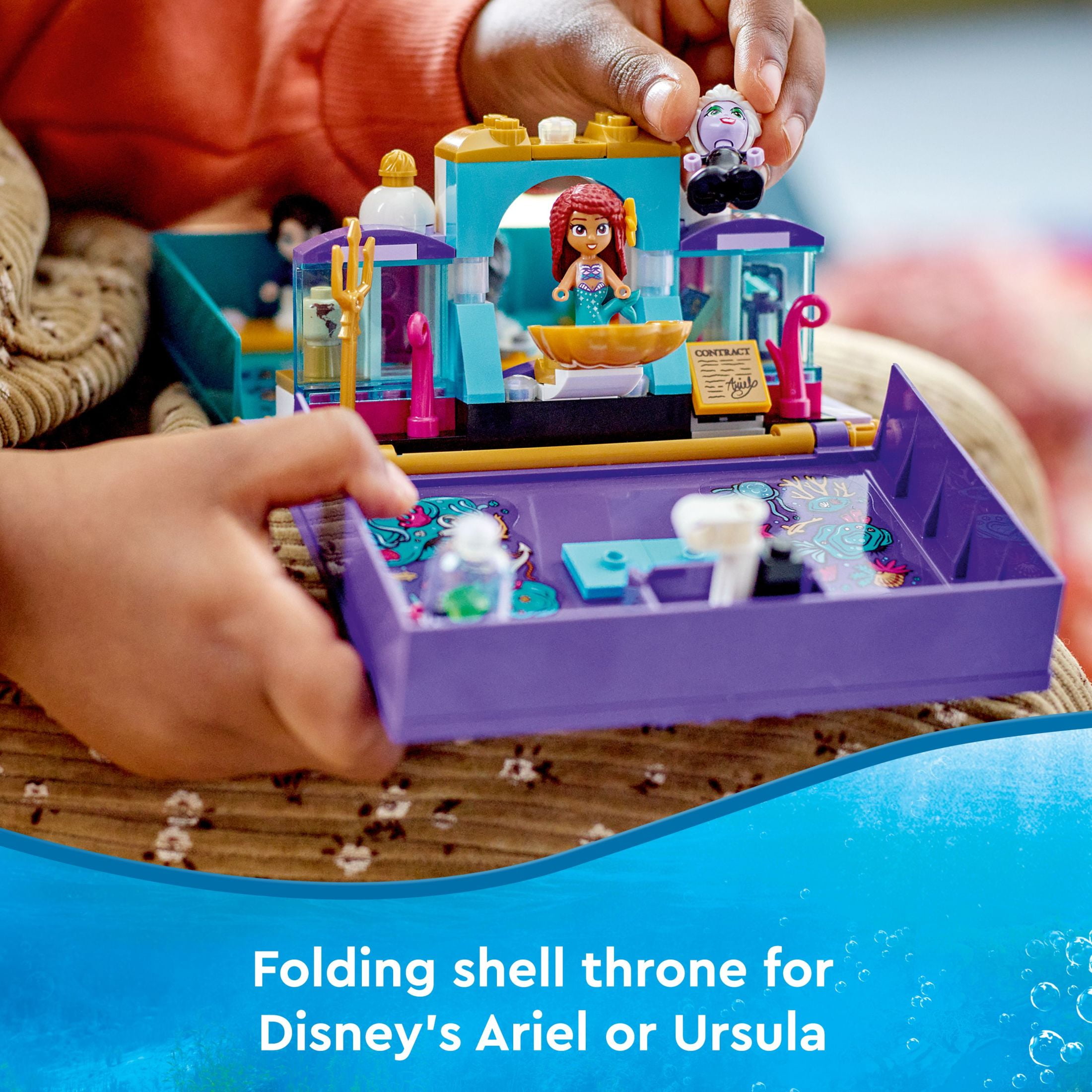 LEGO Disney The Little Mermaid Story Book 43213 Fun Birthday Gift for Girls Walmart